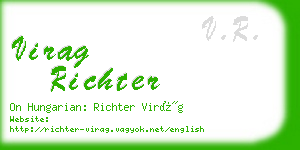 virag richter business card